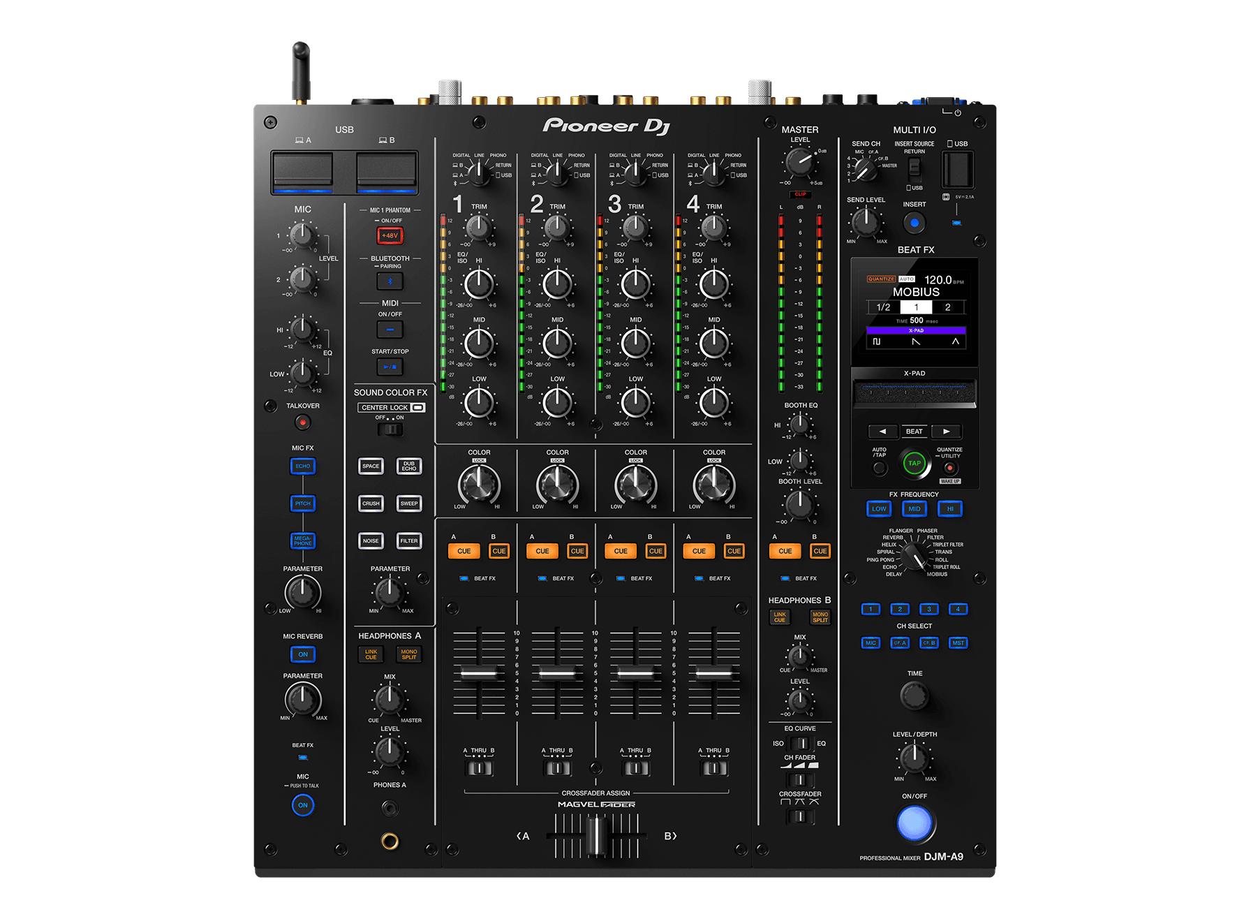 DJM-A9 4-channel professional DJ mixer